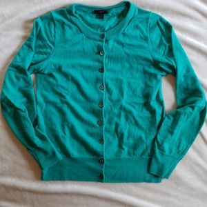 GUC green J. Crew Tippi cardigan